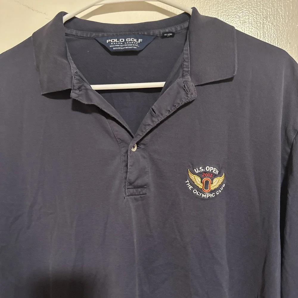Ralph Lauren Polo Shirt Mens MEDIUM Polo Golf US OPEN 2012 Olympic Club